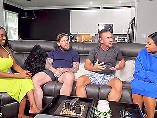 Naomi Foxx - My Stepsister And I Hookup With Horny Swingers
