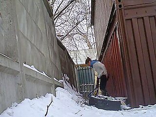 spy pissing russian teen in the nature
