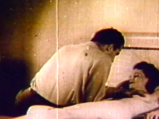 Pale Classic Slut Fucks Grandpa in the Bedroom