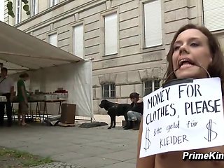 European Babe Public Bondage Sex