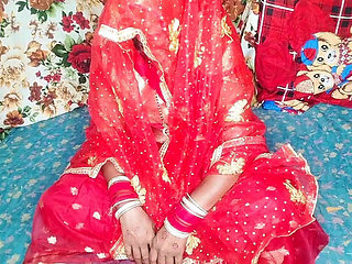 Desi Honeymoon Sex Video Hindi Audio &ndash; Claire Vaise in Red Saree and Blouse Having Fun