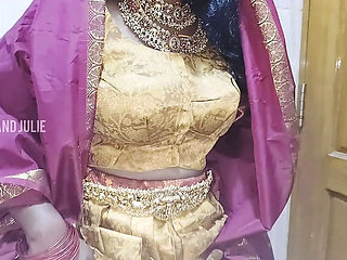Shy Young Meera&rsquo;s First Night with Bad Boy Rome &ndash; Blowjob & Doggy Style in Tamil