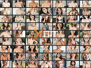 Hot Doggystyle Fun with Liza, Gigi & Marcy &ndash; Sexy Pornstar Compilation