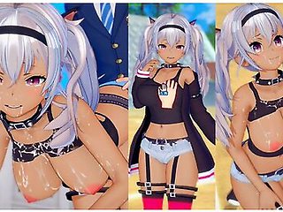 [hentai Game Koikatsu! ]have Sex With Big Tits Vtuber Matsukai Mao.3dcg Erotic Anime Video