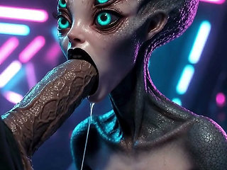 Horny Aliens, Monsters & Slutty Fairies Take Giant Cocks AI-generated Fantasy Compilation