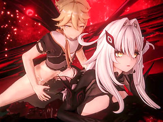 Genshin Impact - Ronova and Anastasya Passionate Sex - 3D Hentai Animations