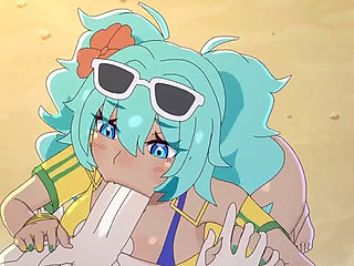 Brazilian Miku happily sucks and rides this cock