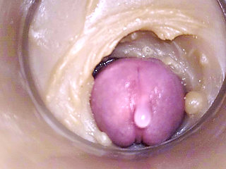 Camera in Vagina, Cervix POV, "Creampie"ASMR 4k