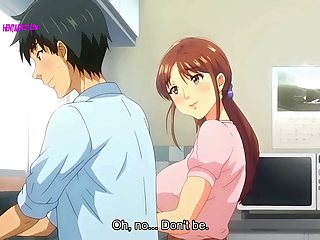 Wild hentai romp with big titty auntie in 3D anime experience