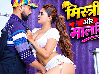 Ghar me aaye mistri ke sath ghr ke malkin ne berahmi se chudwayi indian desi girl 18 year