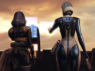 Space Commander Ava Futa Girl 3D Animation - Universal Defenders