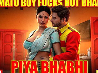 Unsatisfied Desi Bhabhi Takes Huge Black Cock from African Pizza Boy &ndash; Hot Hindi Sex Video