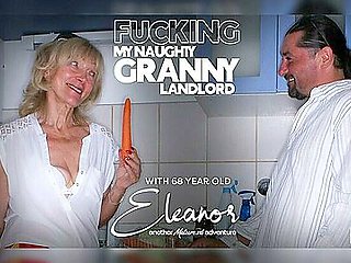 Eleanor Lucky To Fuck My Skinny 68 Year Old Granny Landlord Eleanor In Her House When Her Husband Just Left - Leslie Taylor