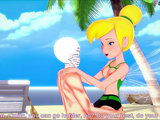 tinkerbell bikini sex at the beach