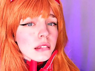 Aqua Ri Explores Asuka Langley Fat Cock Passion