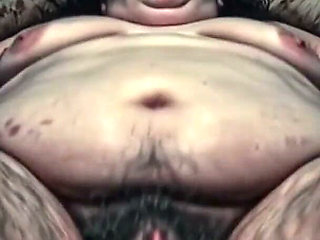 Horny Fat BBW Hairy Pussy Solo Masturbation - Moaning Wet Bush Orgasm