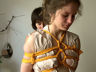 Lesbian Shibari Pussy Play
