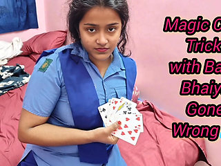 Let me show you a magic trick step brother - Indian desi sex with stepsister in village school uniform