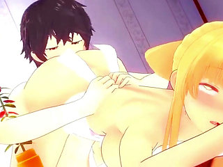 Otonari No Tenshi-sama - Mahiru Shiina Intimate Sex with Her Lover - 3D Hentai Animations