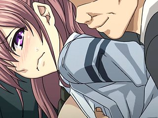 Hentai Schoolgirl Gangbang on Train