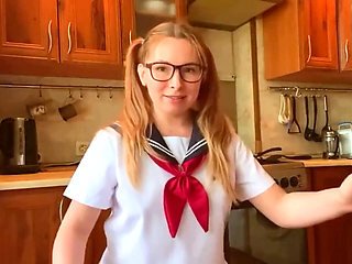 Poons, uniform, kitchen