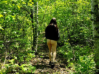 Naked Ass Walk Through Spring Forest (4K UHD Remaster)