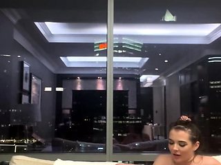 Lesbian Eve Angel licks big boobs