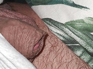 Step mom in leather jeans sitting in bed with naked step son without condom