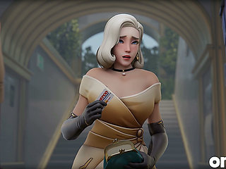 Mercy Out of Cash Services Two Bbcs - 3D Overwatch Interracial Porn