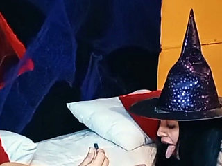 Halloween Fantasy: I Fucked My Stepmom Dressed as a Little Witch.
