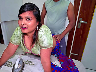 Indian Maid Squirts and Twerks with Her Huge Ass on Her Boss&rsquo;s Cock