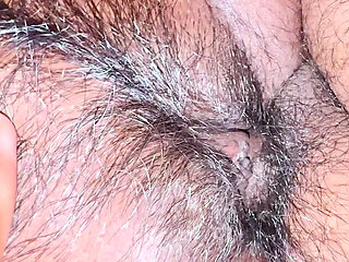 My husband fucking my hairy pussy with his small dick