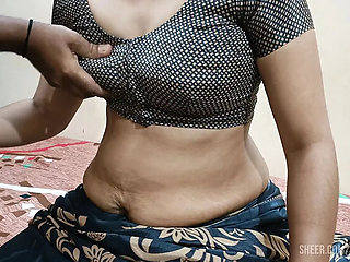 South Mistibhabi Hard Chudai in Saree &ndash; Hot Indian Maid Massage Sex