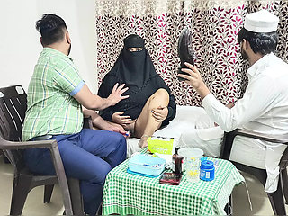 Muslim women fucked by the doctor in front of her husband because she could not get pregnant (Threesome Sex) Part -2