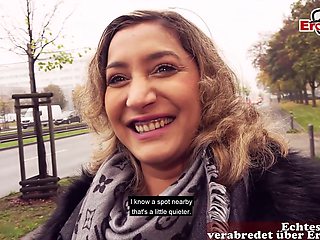 German turkish teen bitch public street casting pick up danka daimond