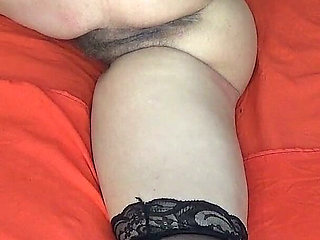 Slapping a Hairy Pussy with Nettles