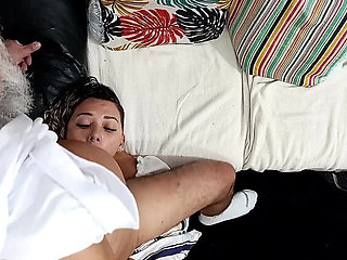 Maid Punished with Rough Face Fucking & Cum in Mouth - Big Ass Slapping & Deep Throat