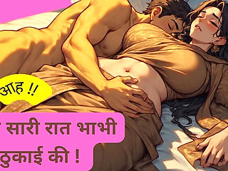 Indian Bhabhi Fucked Hard Doggystyle at Night - Desi Sister in Law Silent Sex Animation