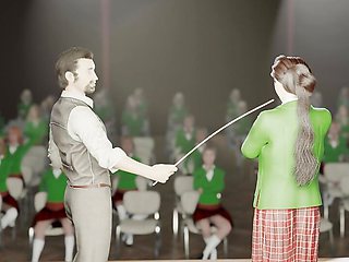 Full Measure - Scene 02 of 08 - an animated spanking video series
