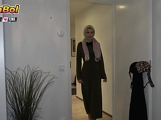 Turkish Stepsister With Hijab Wants Sex Before Parents Come Back Home
