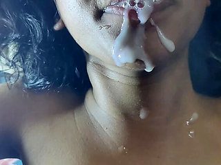 Telugu Hard Fucking with Step Sister - Blowjob and Cum in Mouth