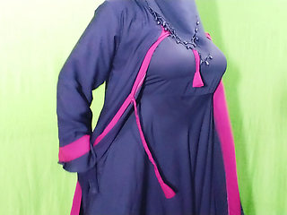 Indian beautiful hijabi muslim sexy bhabhi having sex with neighbor inside the room