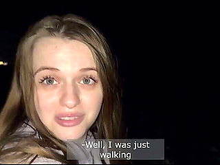 Street Striptease & Deep-Throat Blowjob: Katy's Raw Encounter. Uncut.