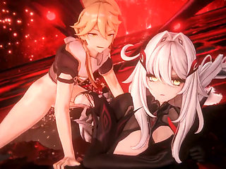 Genshin Impact - Ronova and Anastasya Passionate Sex - 3D Hentai Animations