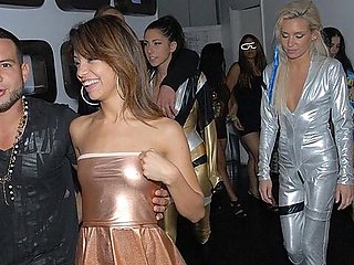 Hard fuck in the club with a long-legged Latina Veronica Rodriguez