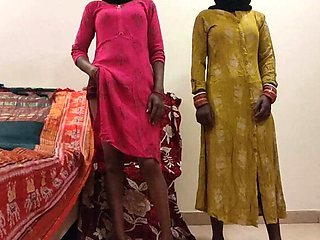 Real Desi Village Threesome: Housewife and Step Sister Hot Sex Full Video